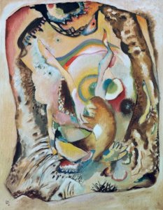 明るい背景の画像 作： Wassily Kandinsky